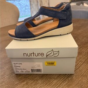 Nurture by Lamaze Women's Blue Sandals